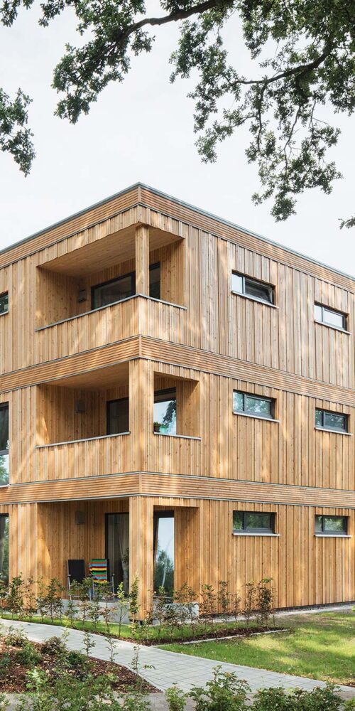 Mehrfamilienhaus aus Holz