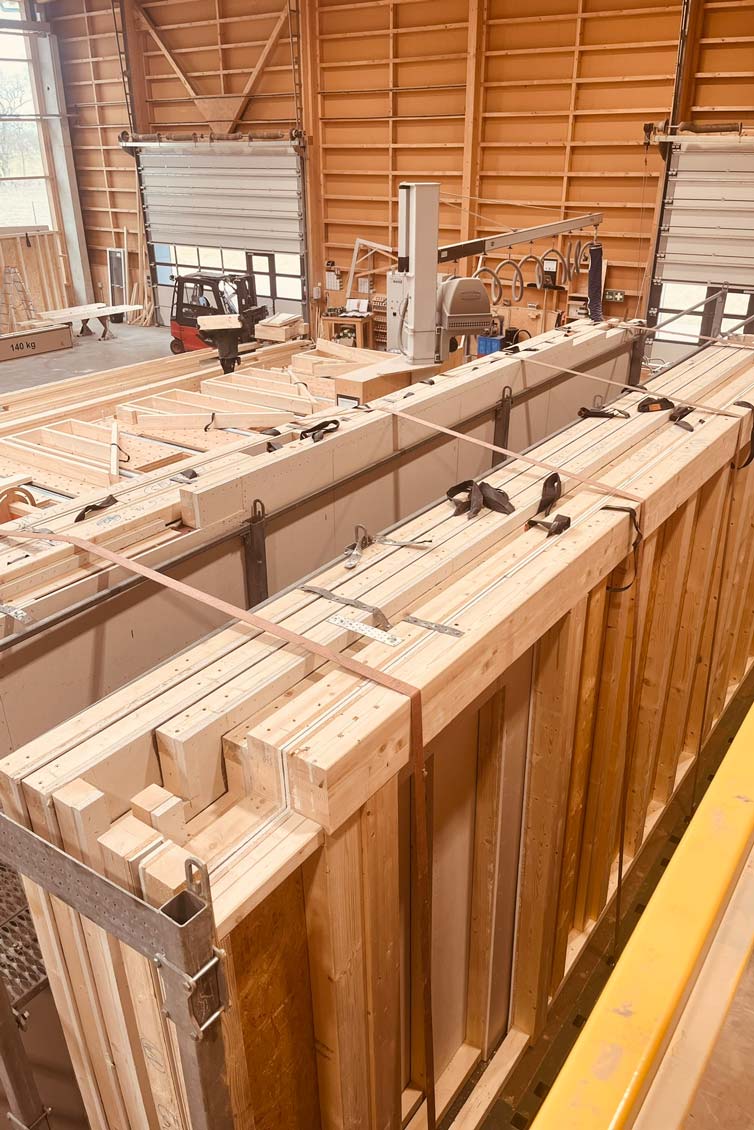 wohnungsbau_holz-02 Wandelemente im Holzbauwerk