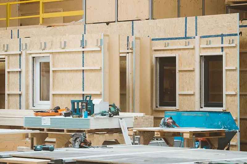 Holzrahmenbau Wandelemente