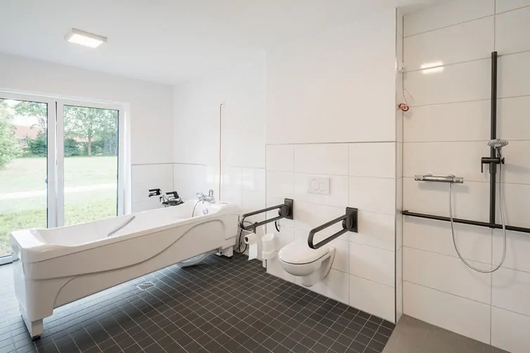 Badezimmer im Wohn- und Pflegeheim in Lilienthal