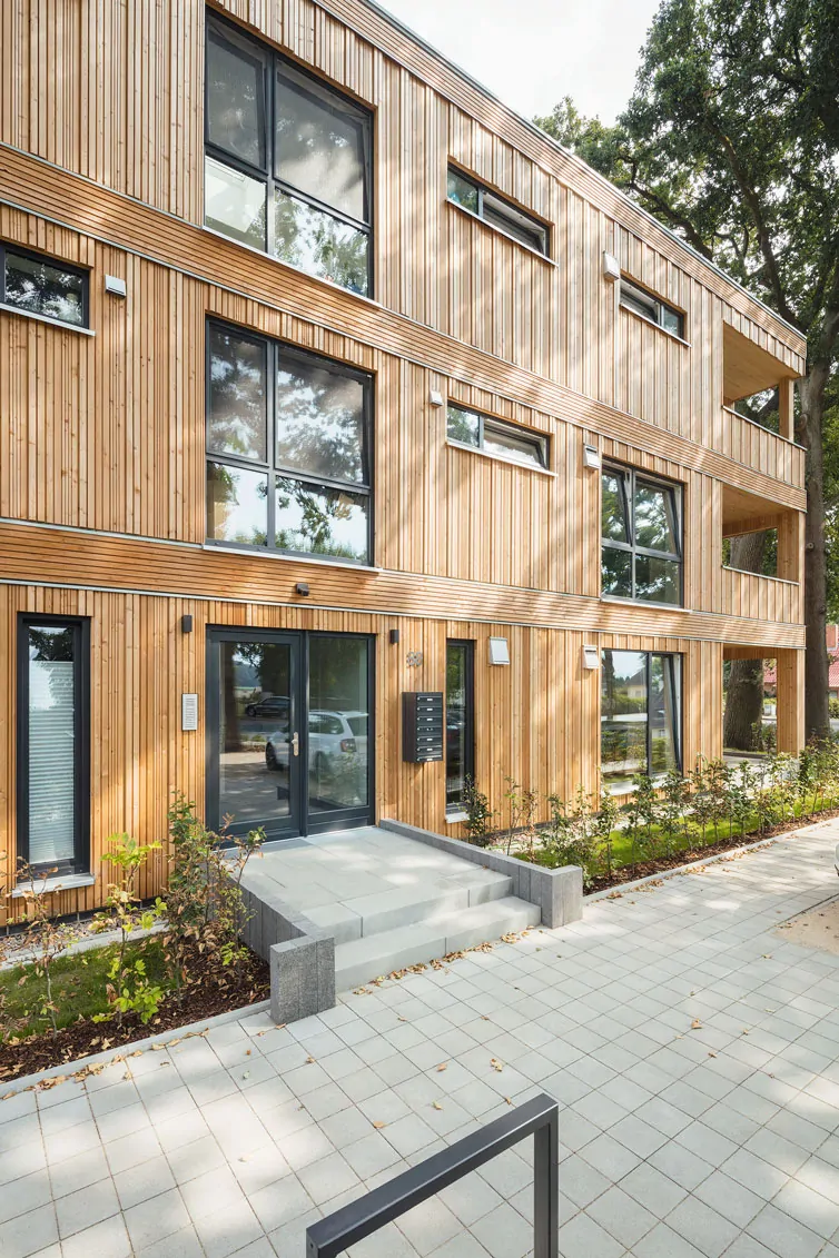 Wohnungsbau mit Holz