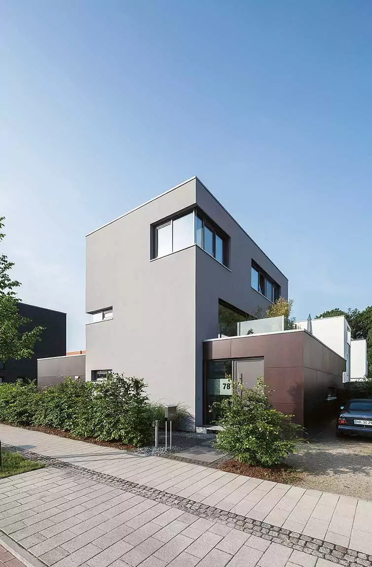 Holzhaus Bremen Stadtwerder, Außenansicht